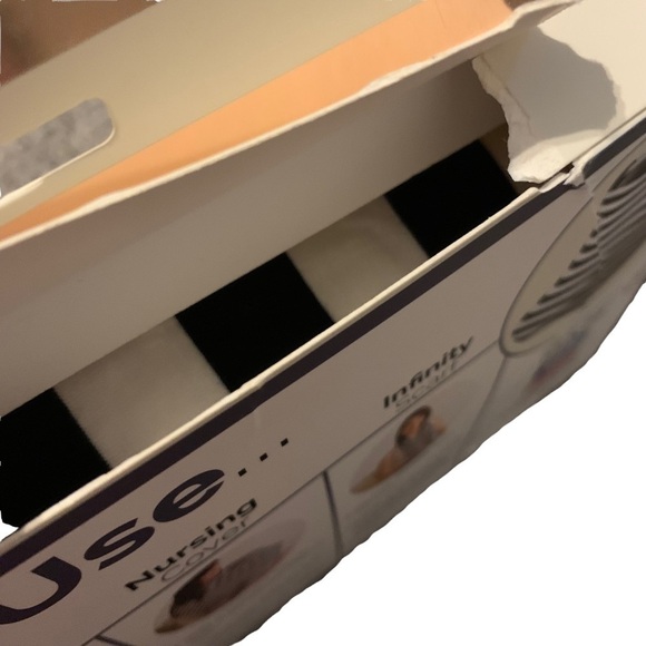 ITZY RITZY Mom Boss NIB Multi-Use 4 in 1 Cover Unisex Chevron Print - Picture 8 of 11